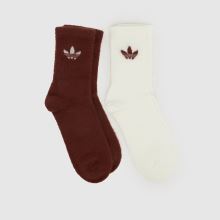 adidas Fluffy Crew Sock 2 PK,1 of 4