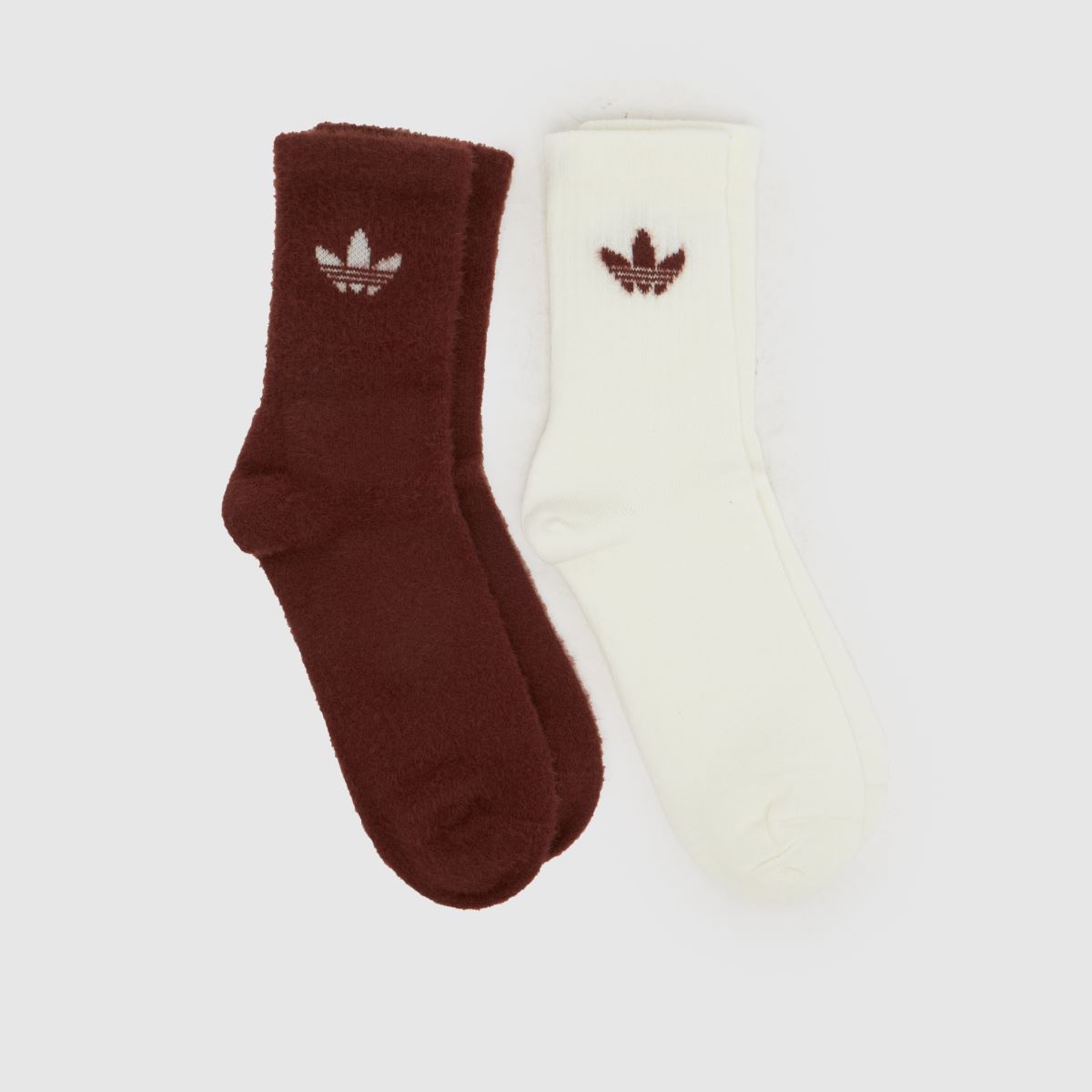 adidas Fluffy Crew Sock 2 PK 