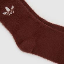 adidas Fluffy Crew Sock 2 PK,3 of 4