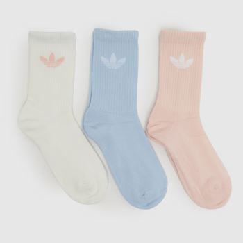 adidas Multi Trefoil Crew Sock 3PK Socks
