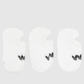 adidas Weiß-Schwarz Org Low Cut Socks 3PK Socken