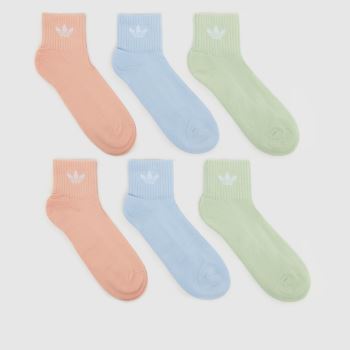 adidas Bunt Ankle Pastel Socks 6 PK Socken