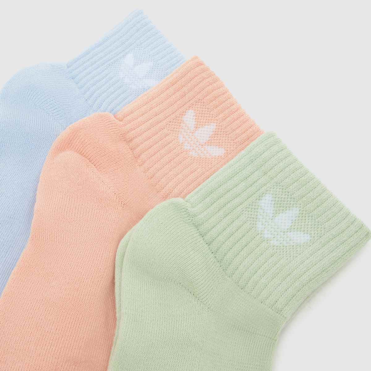 adidas Ankle Pastel Socks 6 PK in Multi adidas Ankle Pastel Socks 6 PK 1