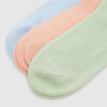adidas Ankle Pastel Socks 6 PK in Multi adidas Ankle Pastel Socks 6 PK,3 of 4