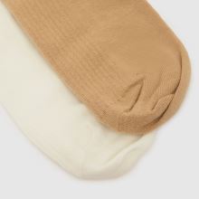 adidas Ruffle Ankle Socks 2PK in Beige Multi adidas Ruffle Ankle Socks 2PK,4 of 4