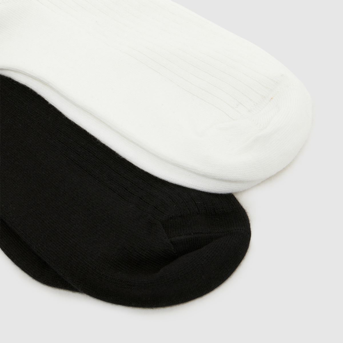 adidas Ankle Ruffle Sock 2 PK in White & Black adidas Ankle Ruffle Sock 2 PK 4