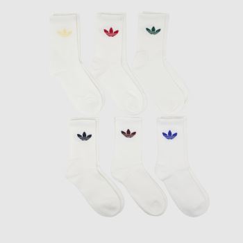 adidas Multi Trefoil Crew Sock 6PK Socks