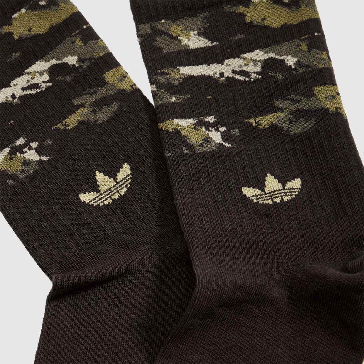 adidas Camo Quarter Socks in Green Multi adidas Camo Quarter Socks 4