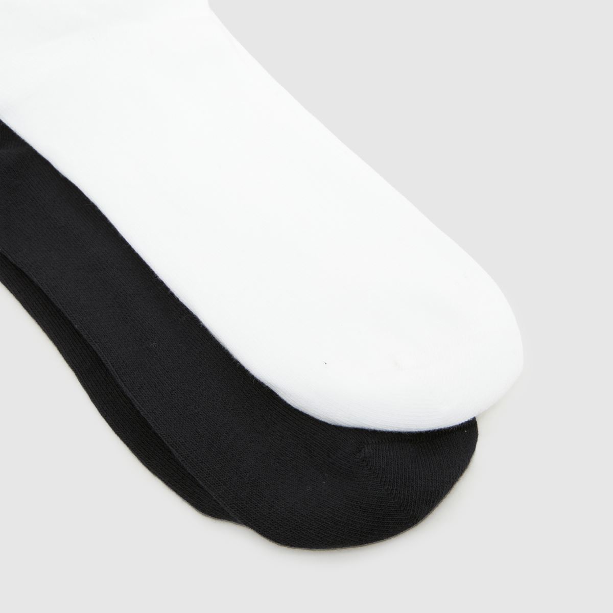 UGG Leander Logo Crew 2PK in White & Black UGG Leander Logo Crew 2PK 1