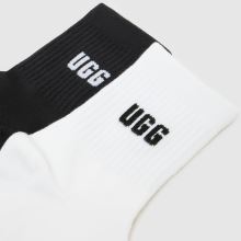 UGG Weiß-schwarz Quinlin Quarter Socks 2pk UGG Quinlin Quarter Socks 2PK,3 von 4