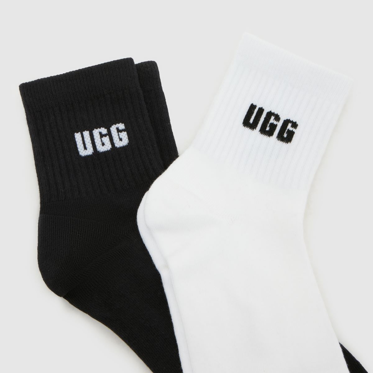 UGG Weiß-schwarz Quinlin Quarter Socks 2pk UGG Quinlin Quarter Socks 2PK 7