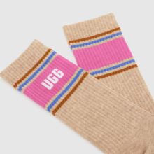 UGG Jedlyn Crew Sock in Beige Multi UGG Jedlyn Crew Sock,4 of 4