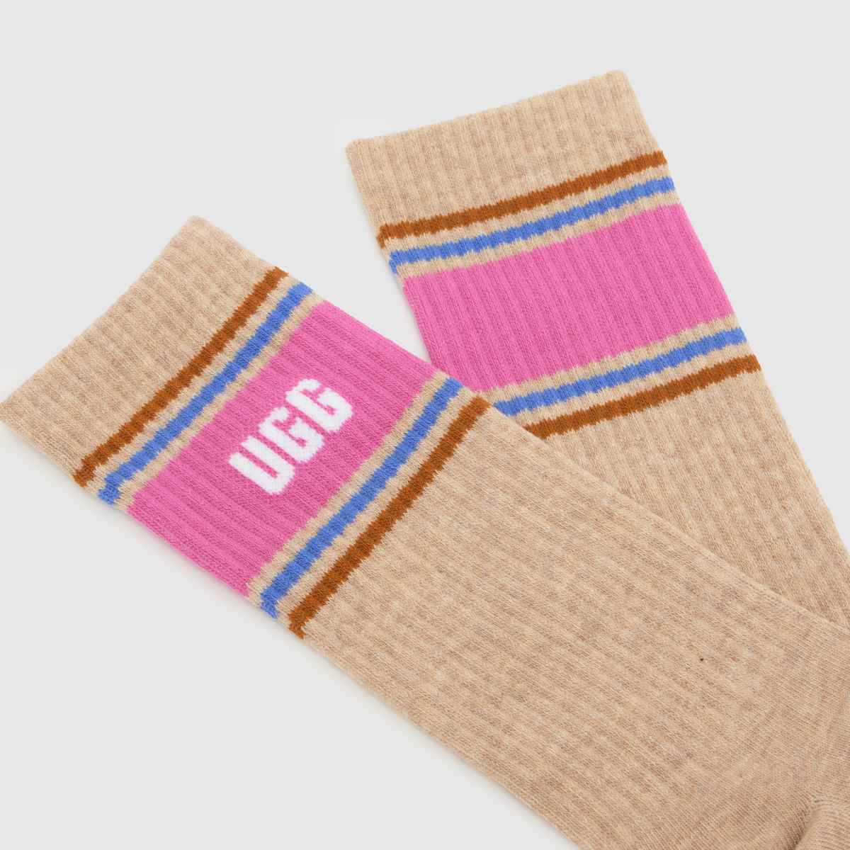 UGG Jedlyn Crew Sock in Beige Multi UGG Jedlyn Crew Sock 7