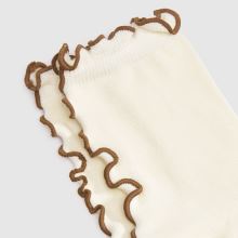 UGG Karsyn Lettuce Quarter Sock in Off-White UGG Karsyn Lettuce Quarter Sock,2 of 4