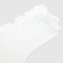 UGG Lettuce Quarter Sock 1 PK in White UGG Lettuce Quarter Sock 1 PK,2 of 4