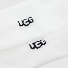 UGG Lettuce Quarter Sock 1 PK in White UGG Lettuce Quarter Sock 1 PK,4 of 4