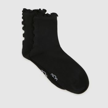 UGG Schwarz Lettuce Quarter Sock 1 PK Socken