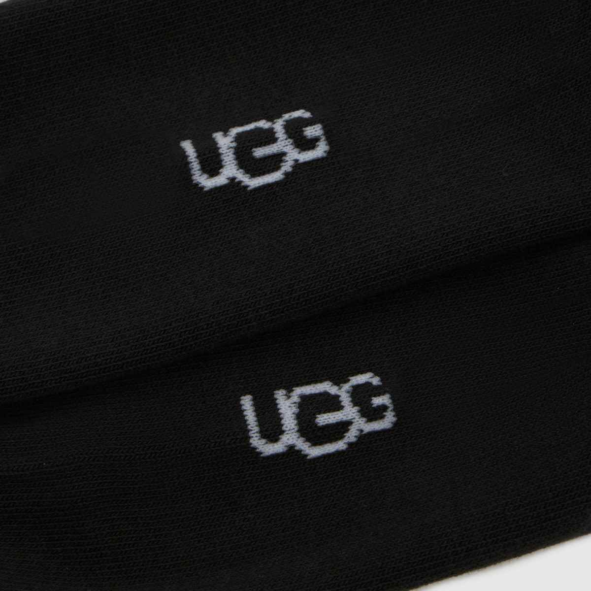 UGG Lettuce Quarter Sock 1 PK in Black UGG Lettuce Quarter Sock 1 PK 7