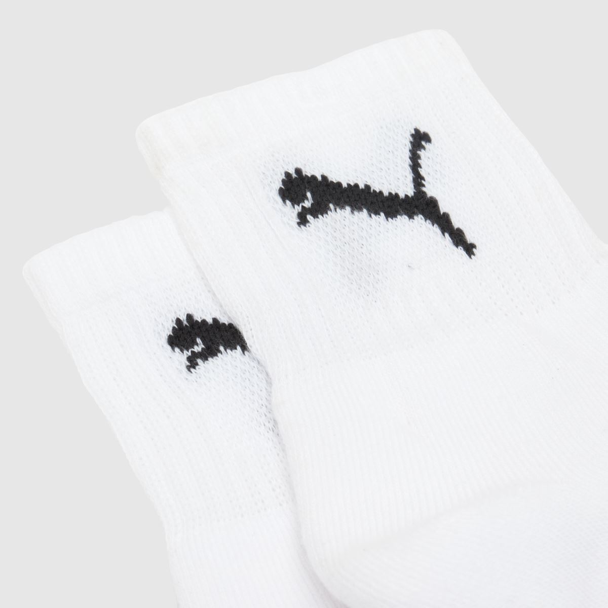 PUMA Short Crew Socks 3 Pack in White & Black PUMA Short Crew Socks 3 Pack 1