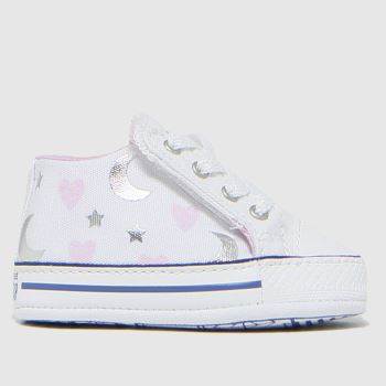Converse white & pink cribster make a wish shoes baby Converse white & pink cribster make a wish shoes baby