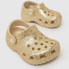 Kinder Crocs Gold Littles Glitter Clog Schuhe Crocs Littles Glitter Clog,3 von 4