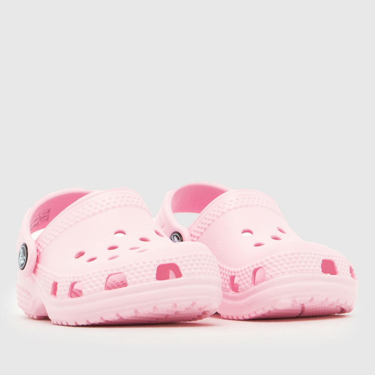 Crocs Littles Clog Crib Girls Baby in Pale Pink Crocs Littles Clog Crib 1