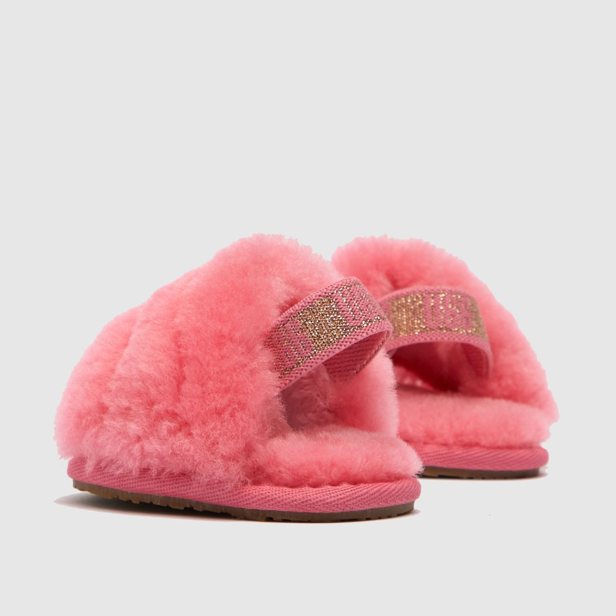 baby pink ugg yeah slides