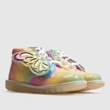 Kickers Kick Hi Rainbow Wing Girls Toddler in Multi Kickers Kick Hi Rainbow Wing,2 of 4