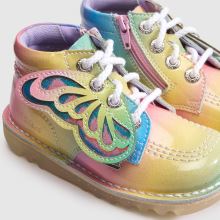 Kickers Kick Hi Rainbow Wing Girls Toddler in Multi Kickers Kick Hi Rainbow Wing,3 of 4