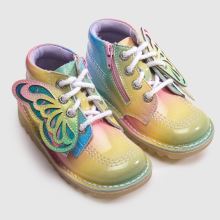Kickers Kick Hi Rainbow Wing Girls Toddler in Multi Kickers Kick Hi Rainbow Wing,4 of 4