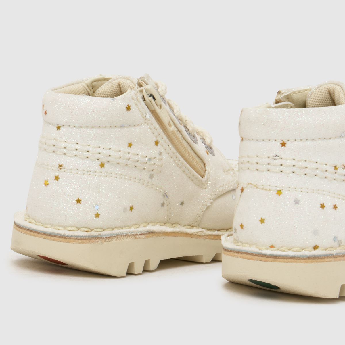 Kinder Kickers Weiß Kick Hi Glitter Boots Kickers Kick Hi Glitter 7