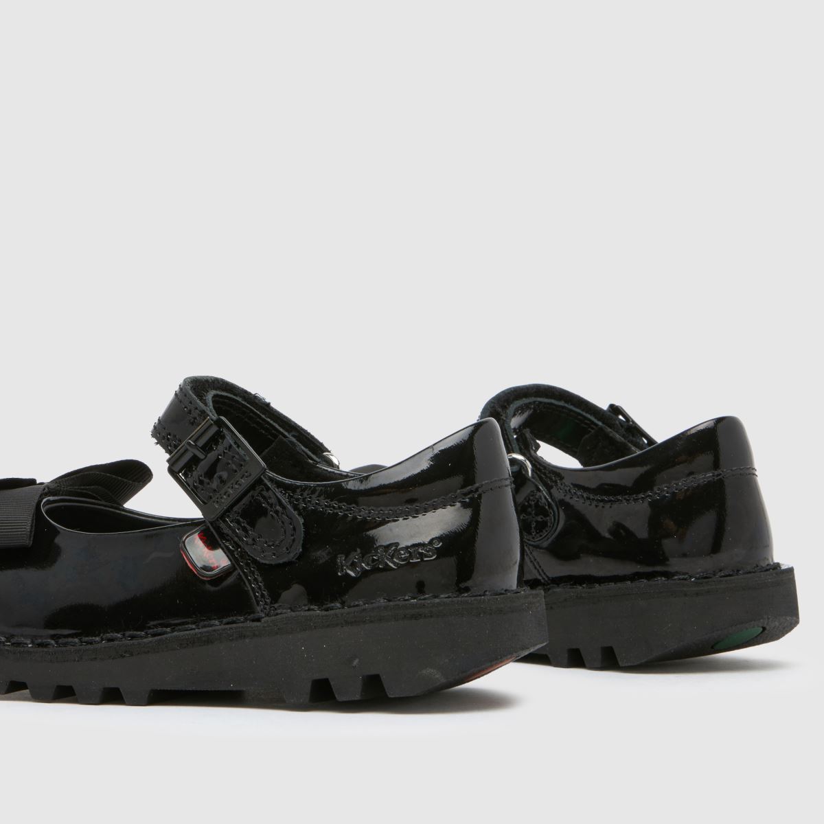 Kids Girls Toddler Black Kickers Kick Mary Jane Bow Shoes | schuh
