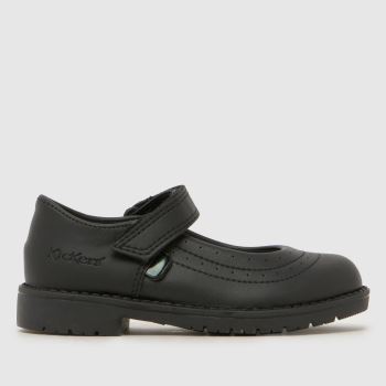 Kickers Black Kick Lachly Mary Jane Girls Toddler