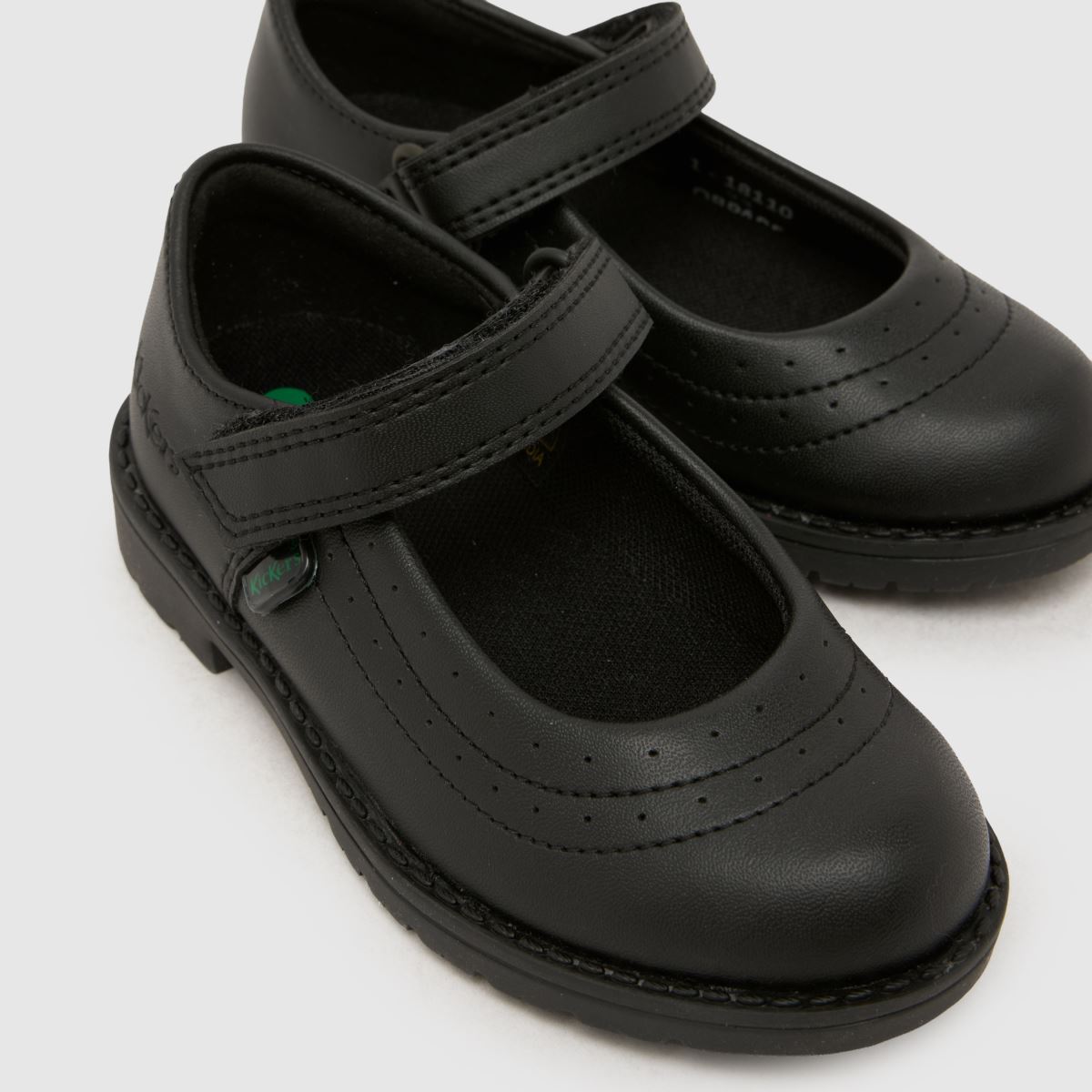 Kickers Kick Lachly Mary Jane Girls Toddler in Black Kickers Kick Lachly Mary Jane 4