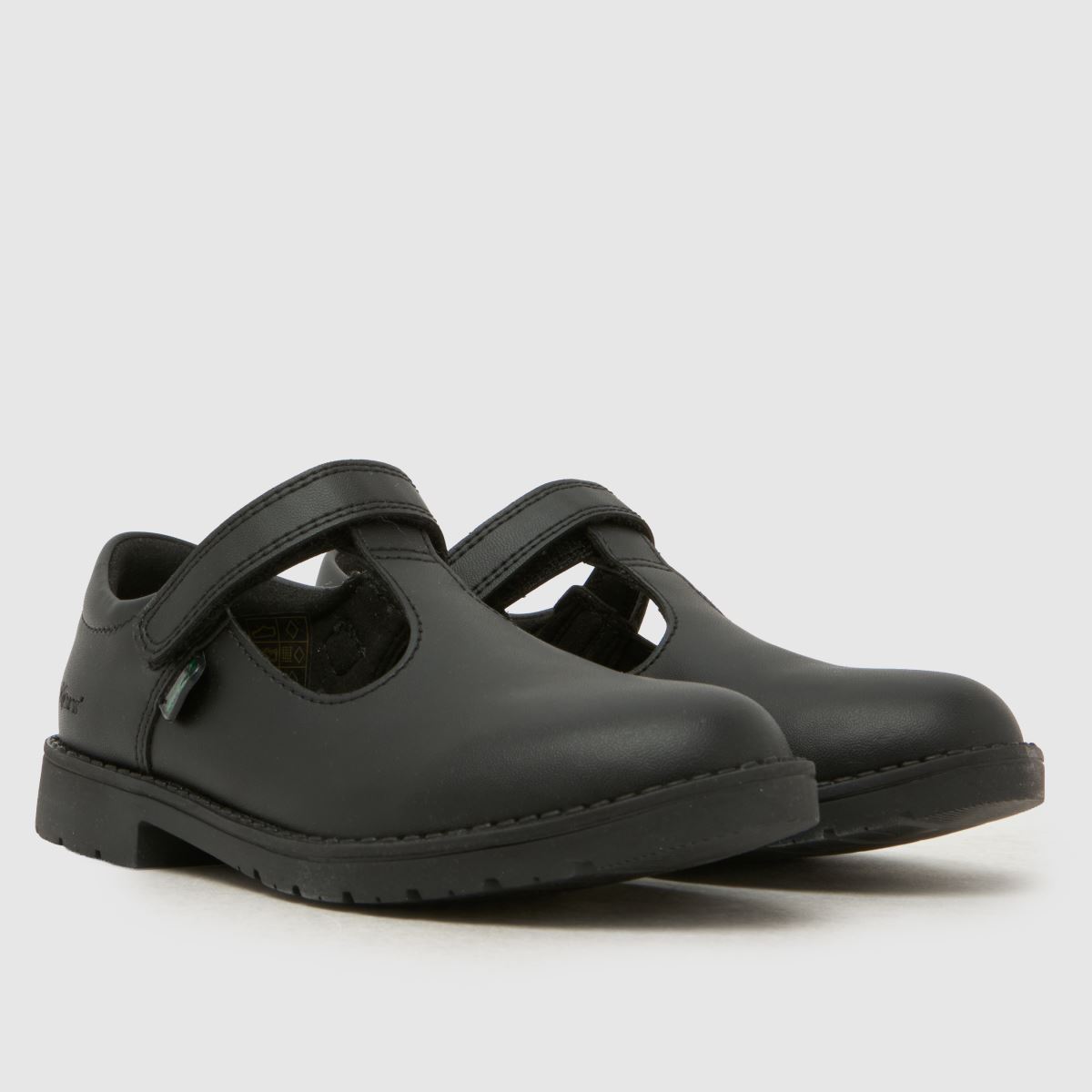 Kickers Lachly T-Bar Girls Toddler in Black Kickers Lachly T-Bar 1