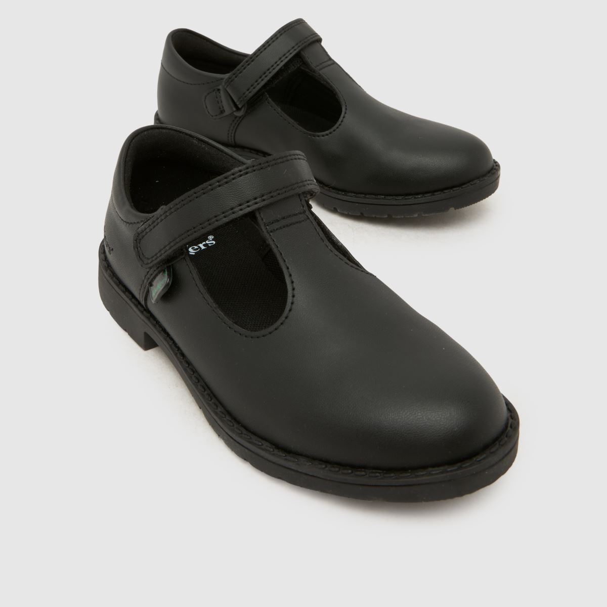 Kickers Lachly T-Bar Girls Toddler in Black Kickers Lachly T-Bar 4