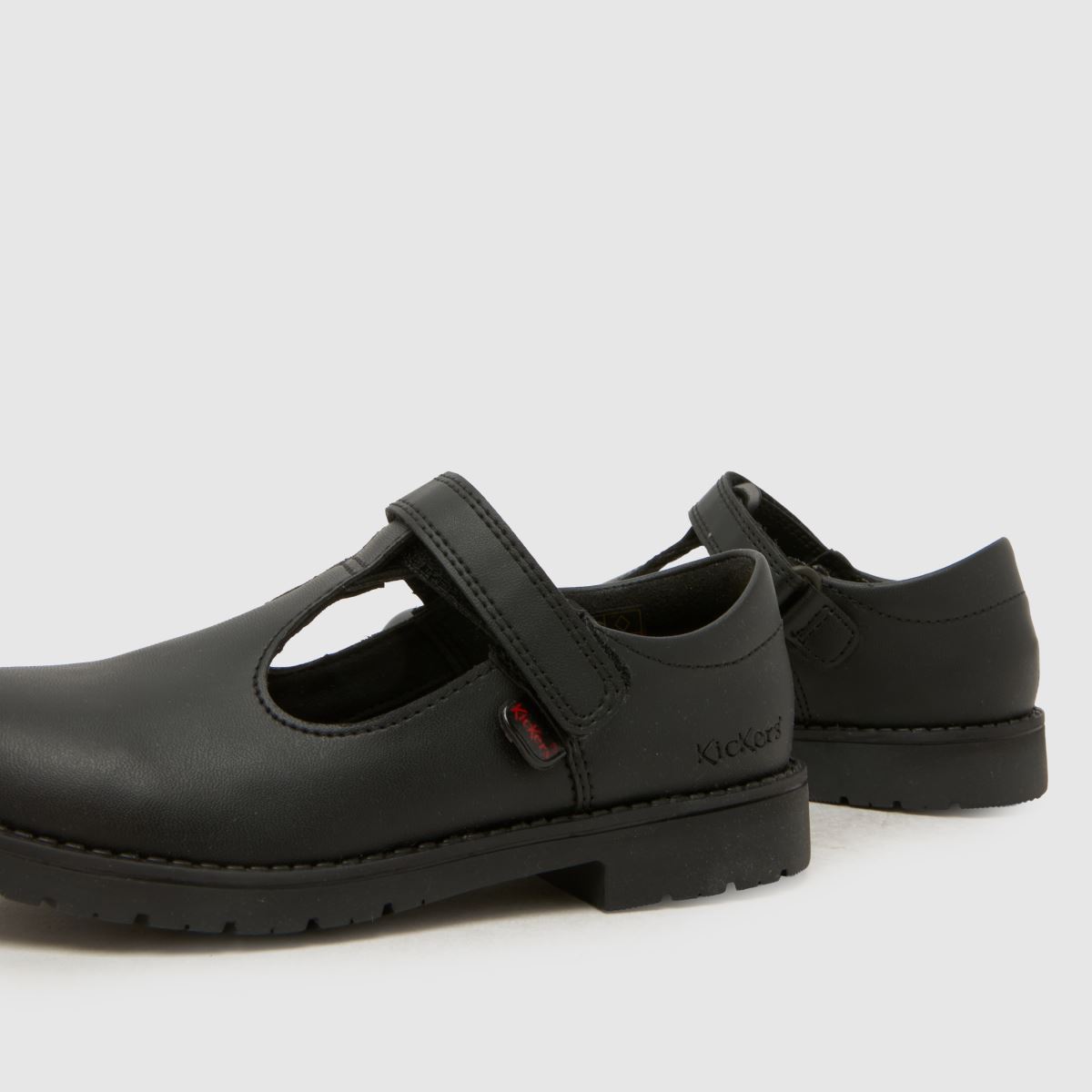 Kickers Lachly T-Bar Girls Toddler in Black Kickers Lachly T-Bar 7