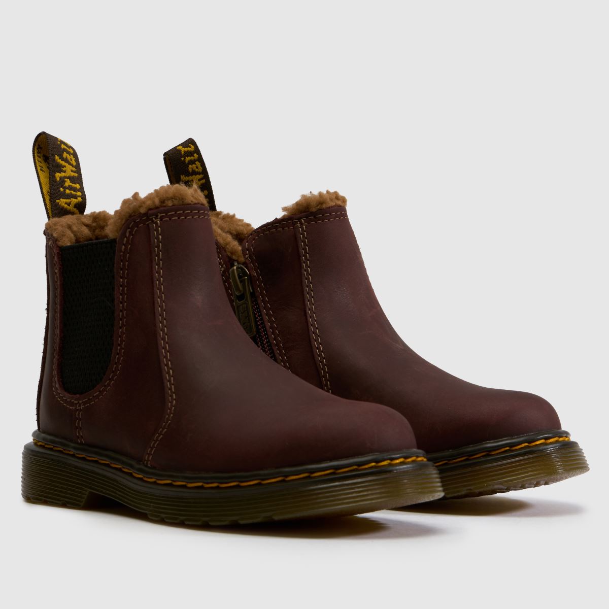 Dr Martens 2976 Leonore Girls Toddler in Brown Dr Martens 2976 Leonore 1