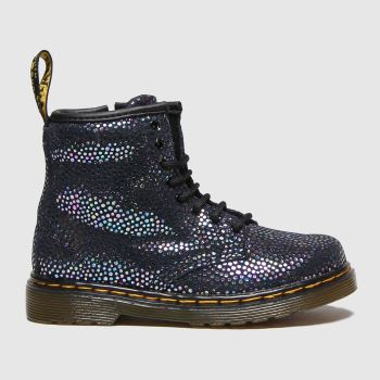 Dr Martens navy & silver 1460 spot boots toddler Dr Martens navy & silver 1460 spot boots toddler