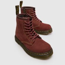Dr Martens 1460 Girls Toddler in Burgundy Dr Martens 1460,3 of 4