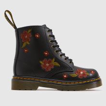Dr Martens 1460 Girls Toddler in Black & Red Dr Martens 1460,1 of 4