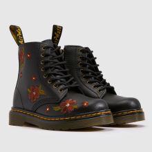 Dr Martens 1460 Girls Toddler in Black & Red Dr Martens 1460,2 of 4