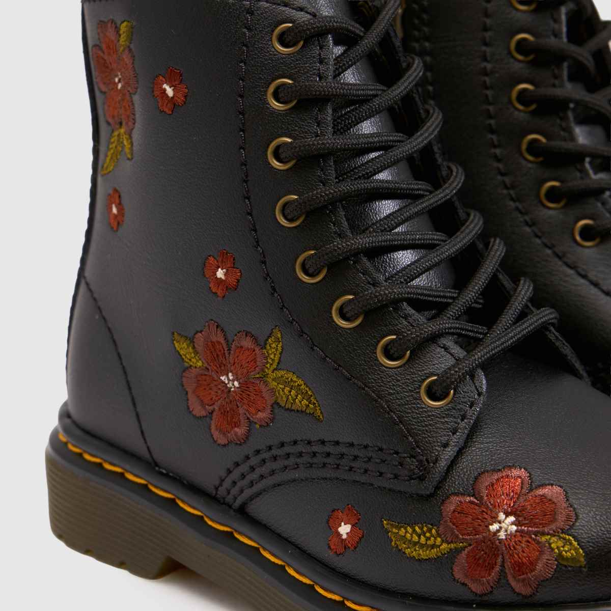 Dr Martens 1460 Girls Toddler in Black & Red Dr Martens 1460 4