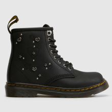 Dr Martens 1460 Girls Toddler in Black Multi Dr Martens 1460,1 of 4