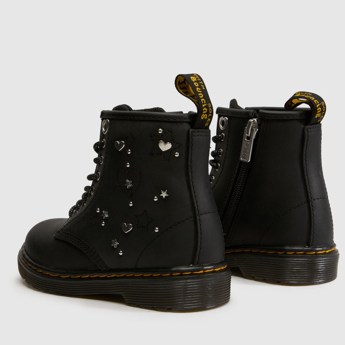 Dr Martens 1460 Girls Toddler in Black Multi Dr Martens 1460 7