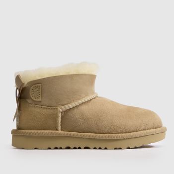 UGG Sand Ultra Mini Bailey Bow Girls Toddler