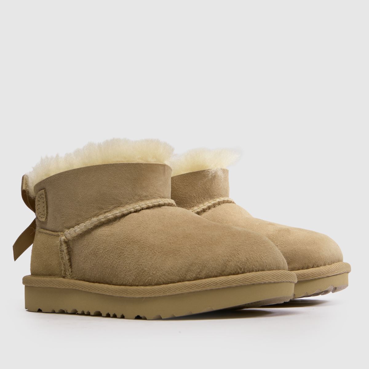 UGG Ultra Mini Bailey Bow Girls Toddler in Sand UGG Ultra Mini Bailey Bow 1