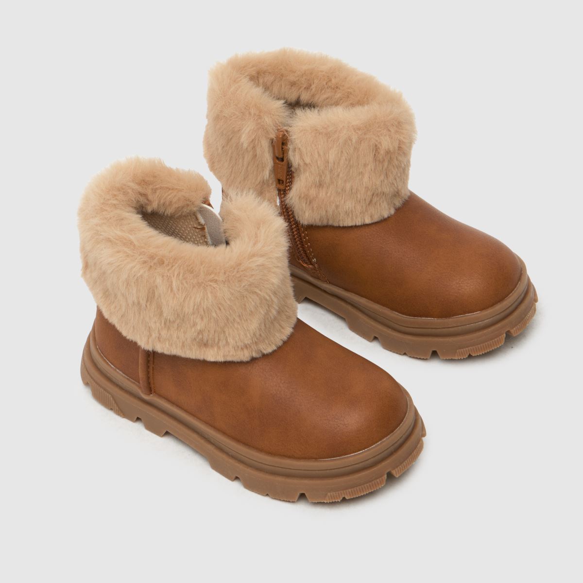 schuh Cherry Fur Cuff Girls Toddler in Tan schuh Cherry Fur Cuff 4