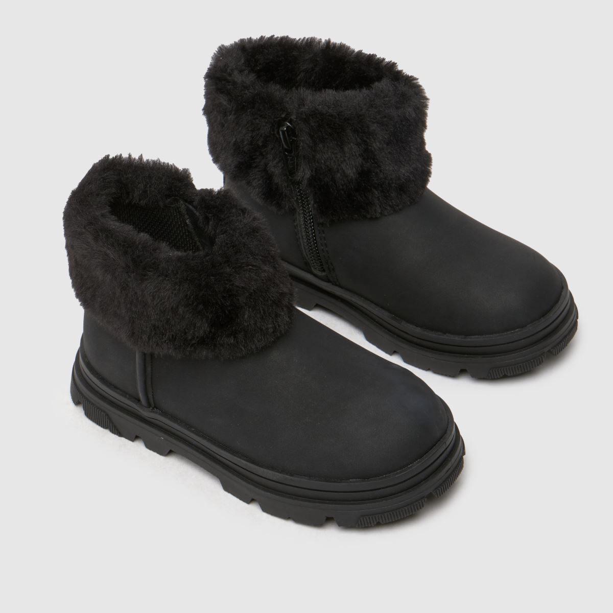 schuh Cherry Fur Cuff Girls Toddler in Black schuh Cherry Fur Cuff 4