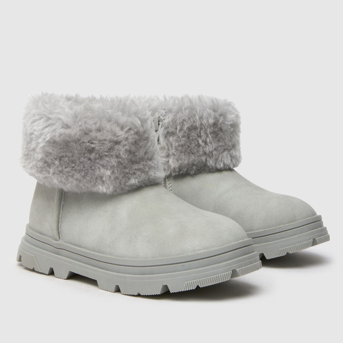 schuh Cherry Fur Cuff Girls Toddler in Grey schuh Cherry Fur Cuff 1